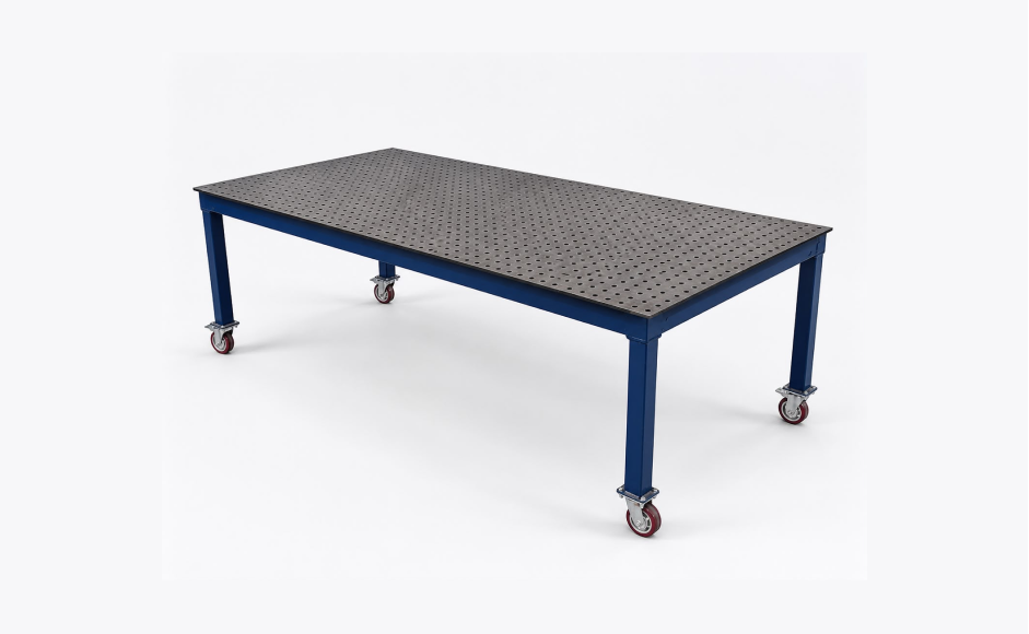 Mesa de soldadura móvil para proyectos de gran formato